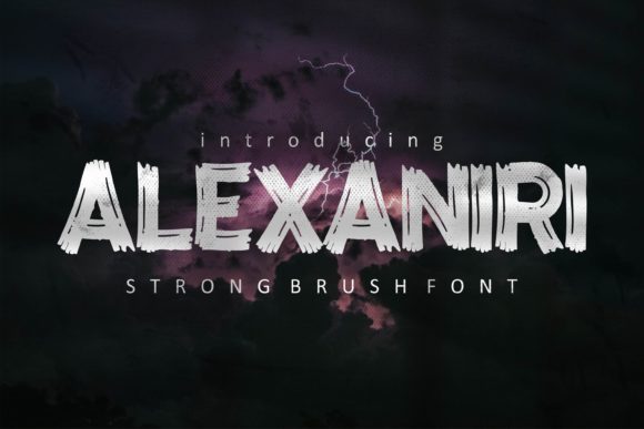 Alexaniri: A Bold Display Font for High-Impact Design