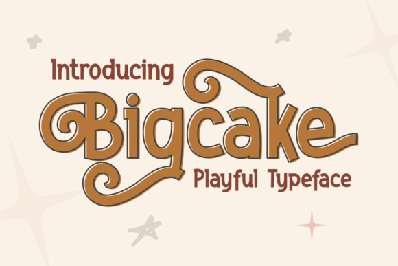 Bigcake: Strategic Typography for Playful Branding and Clear Communication
