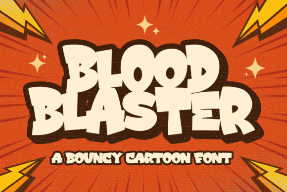 Blood Blaster Font: Bold Design for Kids’ Projects
