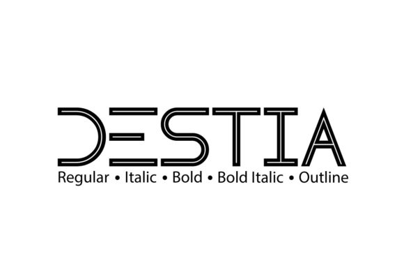 Destia: Elevating Visual Identity with Modern Display Typography