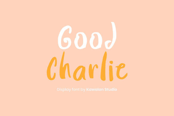 Good Charlie: Elevating Design Projects with a Sweet and Friendly Handwritten Font