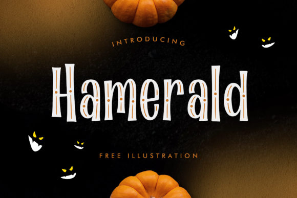 Hamerald: The Chic, Cheery Halloween Font Duo