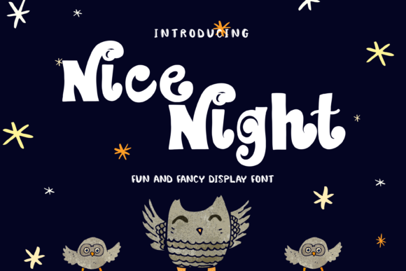 Nice Night: Elevate Your Designs With Whimsical Typography