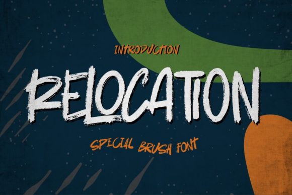 Relocation: A Brushed Display Font for Distinctive Branding