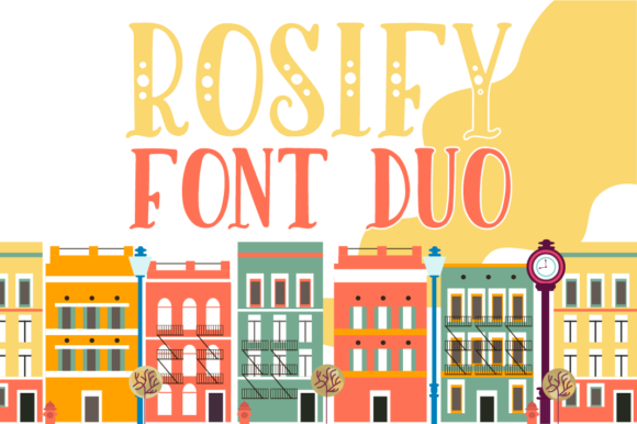 Rosify Duo: A Playful Display Font for Engaging Designs