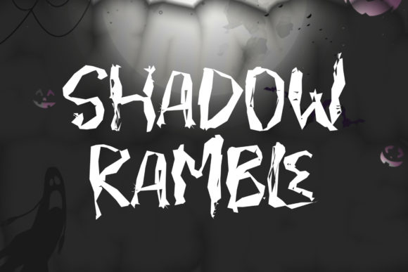 Shadow Ramble: Strategic Typography for High-Impact Visual Communication