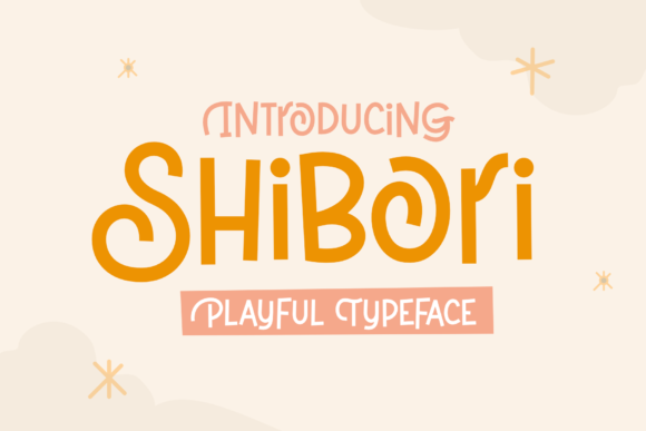Shibori: A Playful Display Font for Vibrant Design